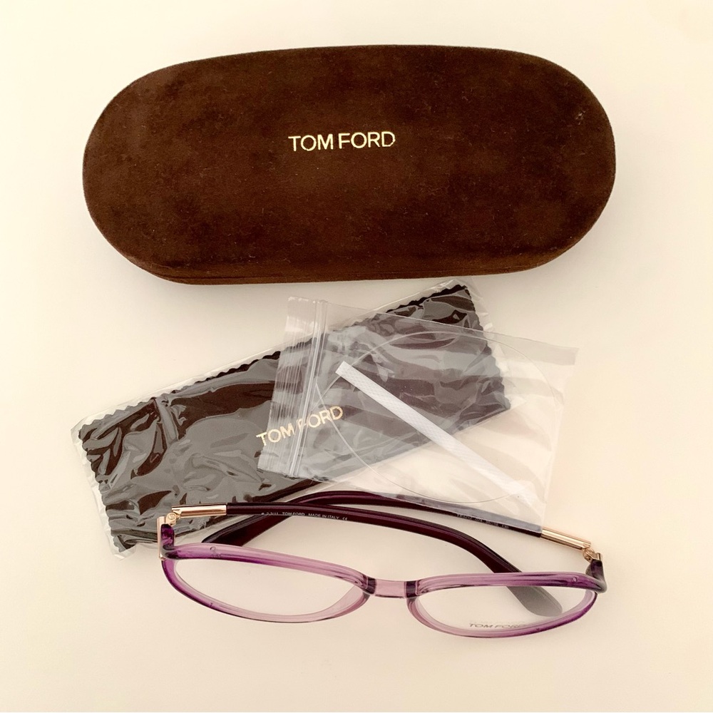 NEW Tom Ford Prescription Frames TF5212 purple - Picture 5 of 11